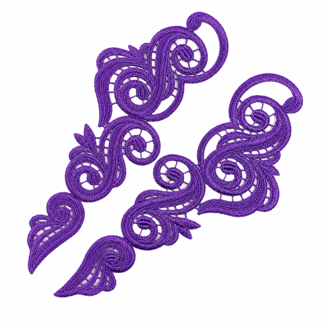 Swirl Lace Pair - Purple