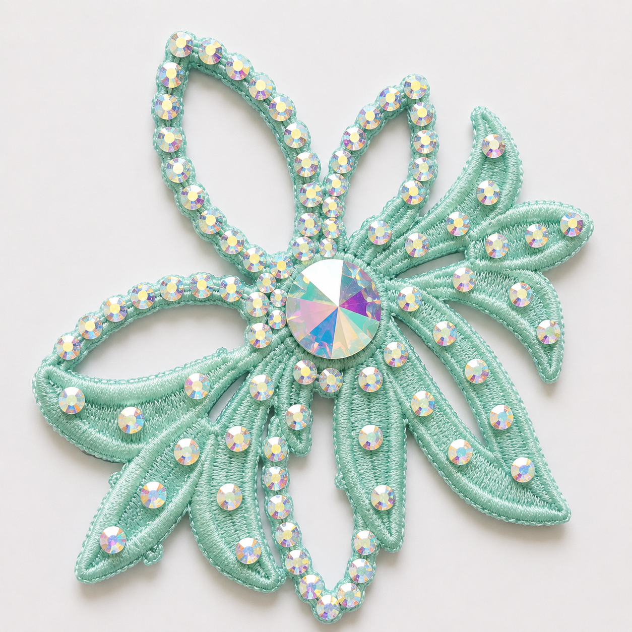 Flower Hairpiece - Spearmint