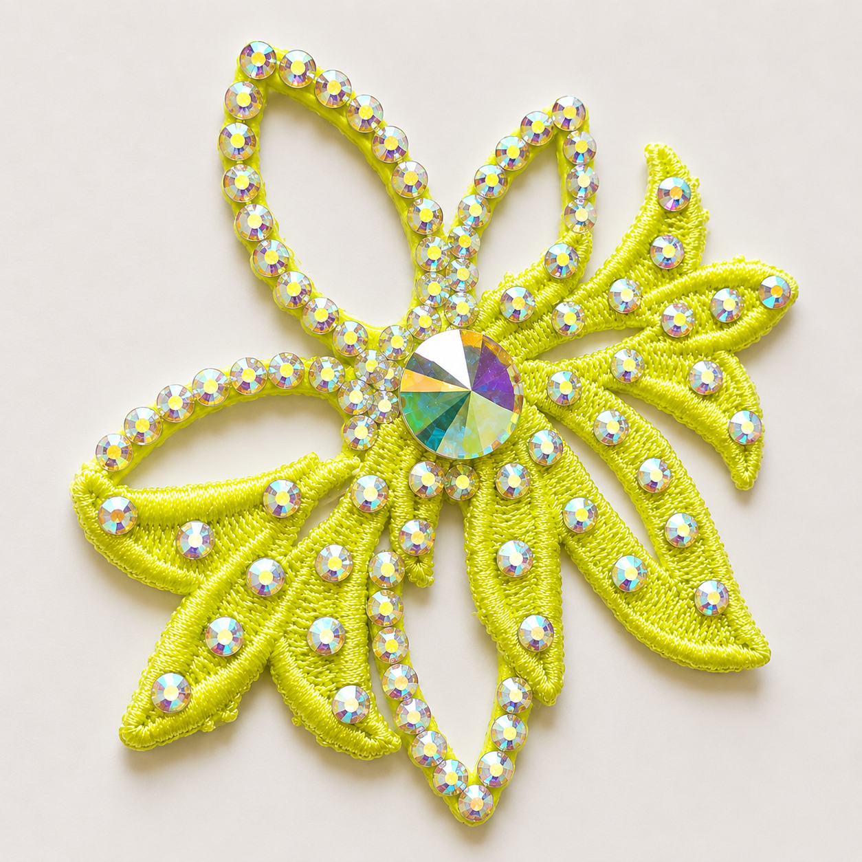 Flower Hairpiece - Tropic Lime