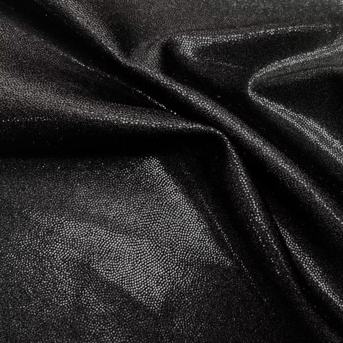 Metallic Shine Lycra – Black