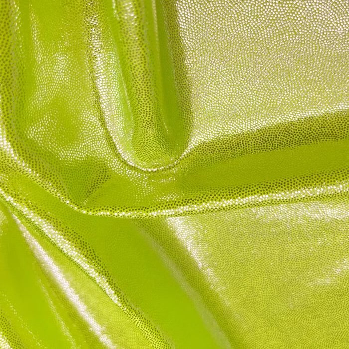 Metallic Shine Lycra – Tropic Lime