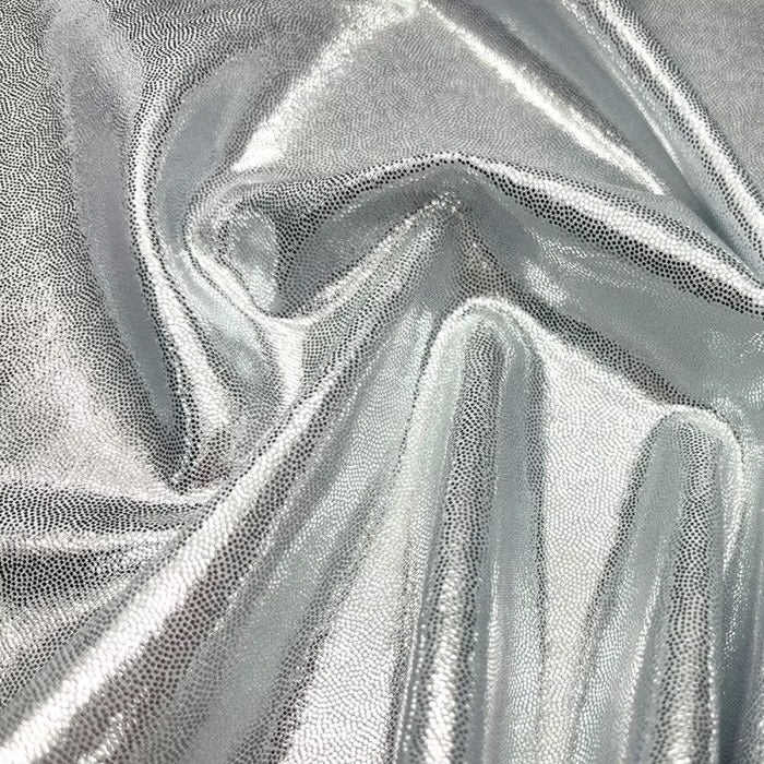 Metallic Shine Lycra – Silver
