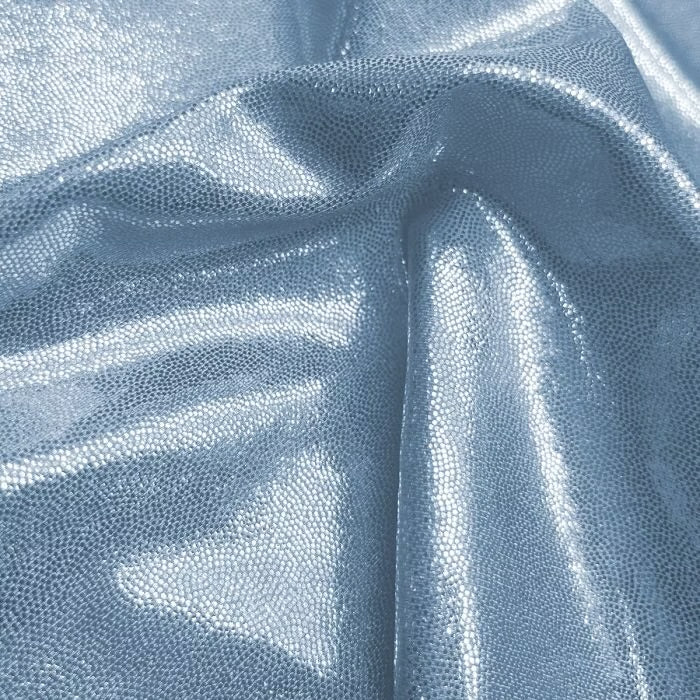 Metallic Shine Lycra – Light Blue