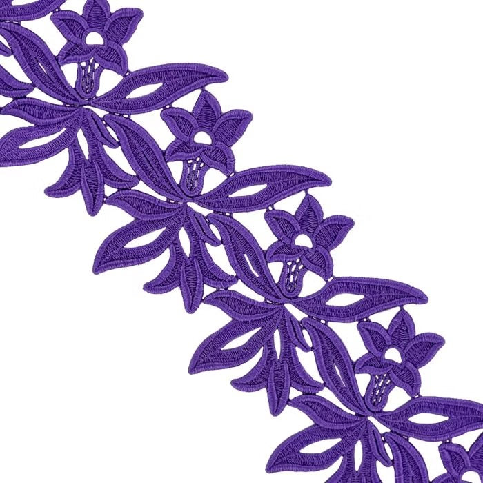 Georgina Ribbon Lace - Purple Rain