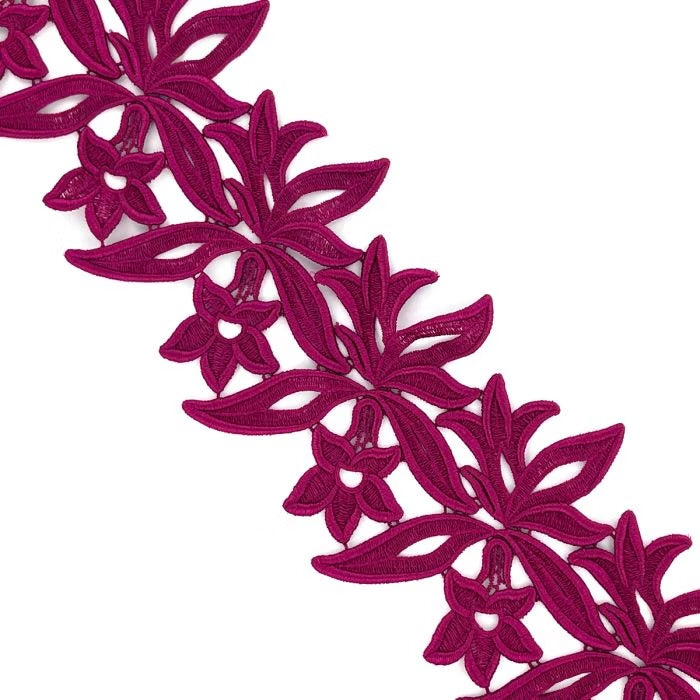 Georgina Ribbon Lace - Wine