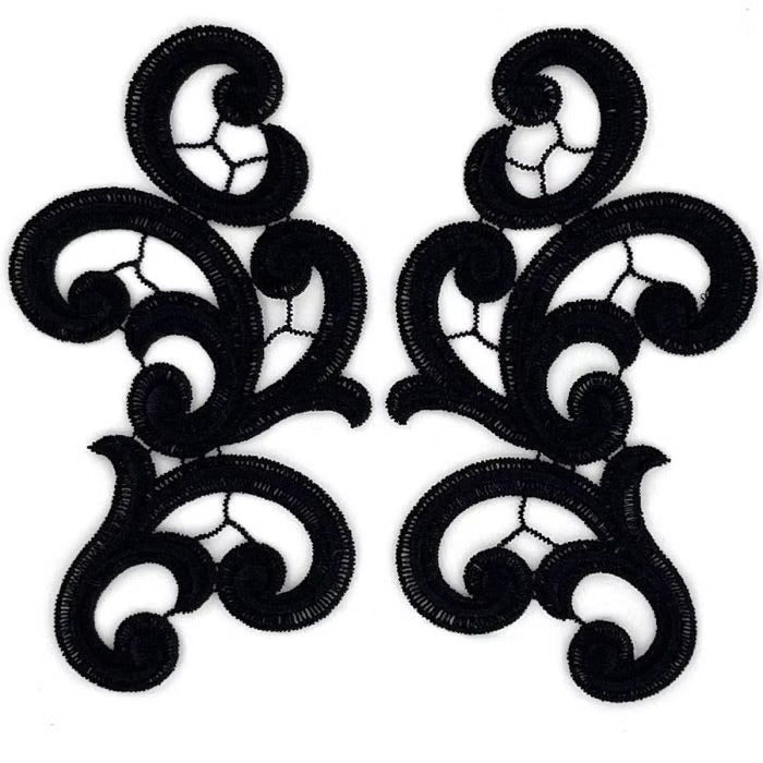 Emma Lace Pair - Black