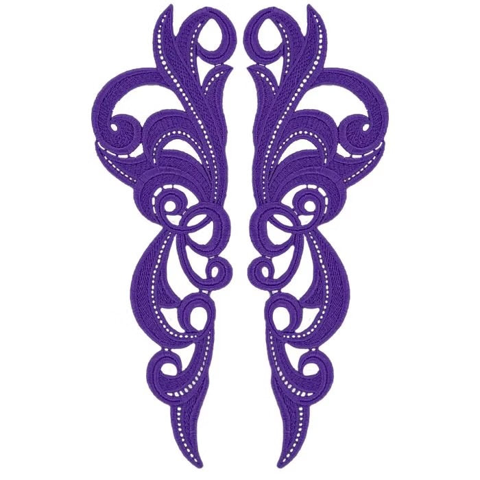 Hero Motif Pair - Purple Rain