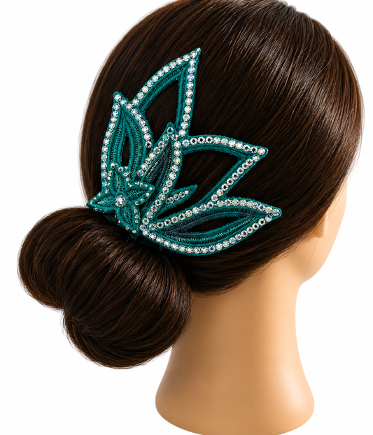 Point Hairpiece - Peacock