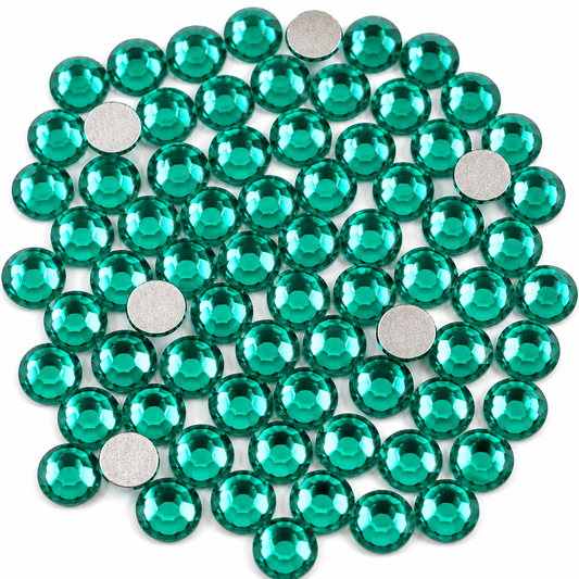 SS20 Jade Green Rhinestones