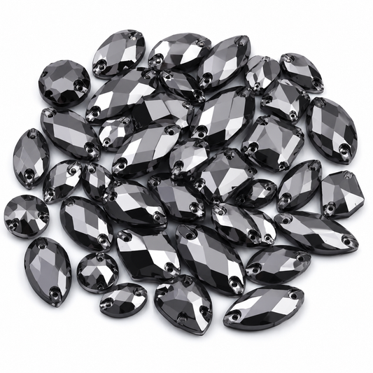 Grey Large Mixed Sizes, 50 Pieces