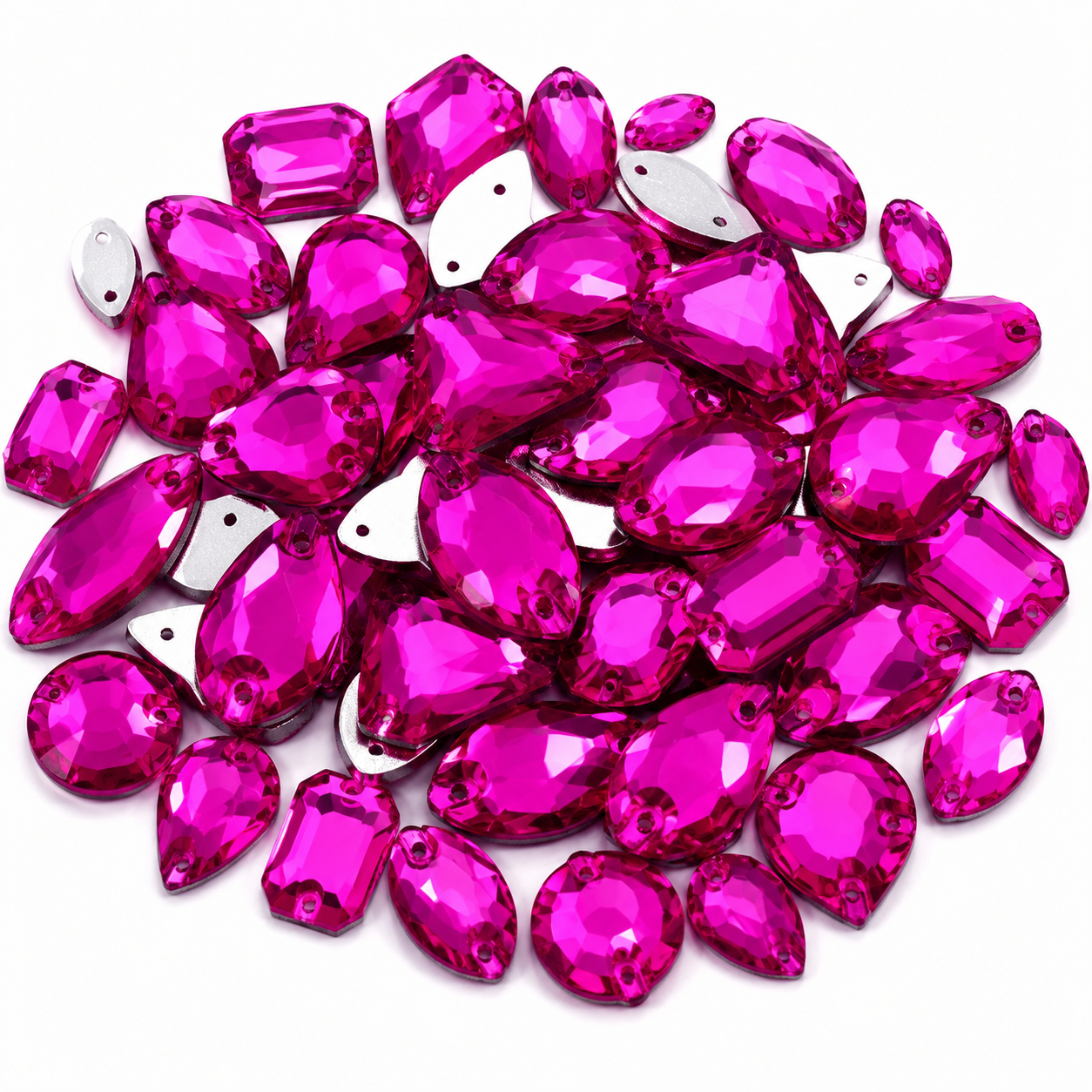 Pink Large Mixed Sizes, 50 Pieces