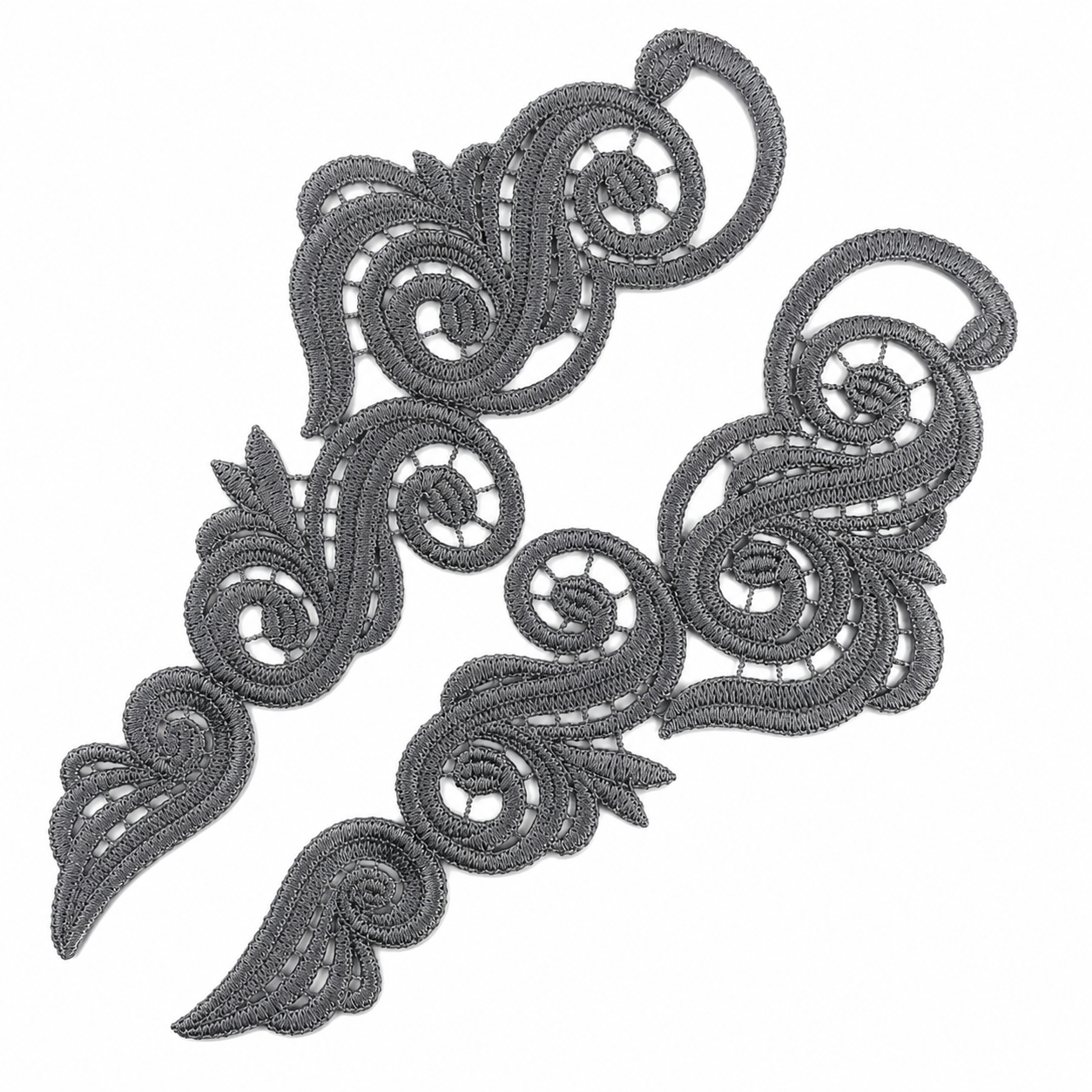Swirl Lace Pair - Grey