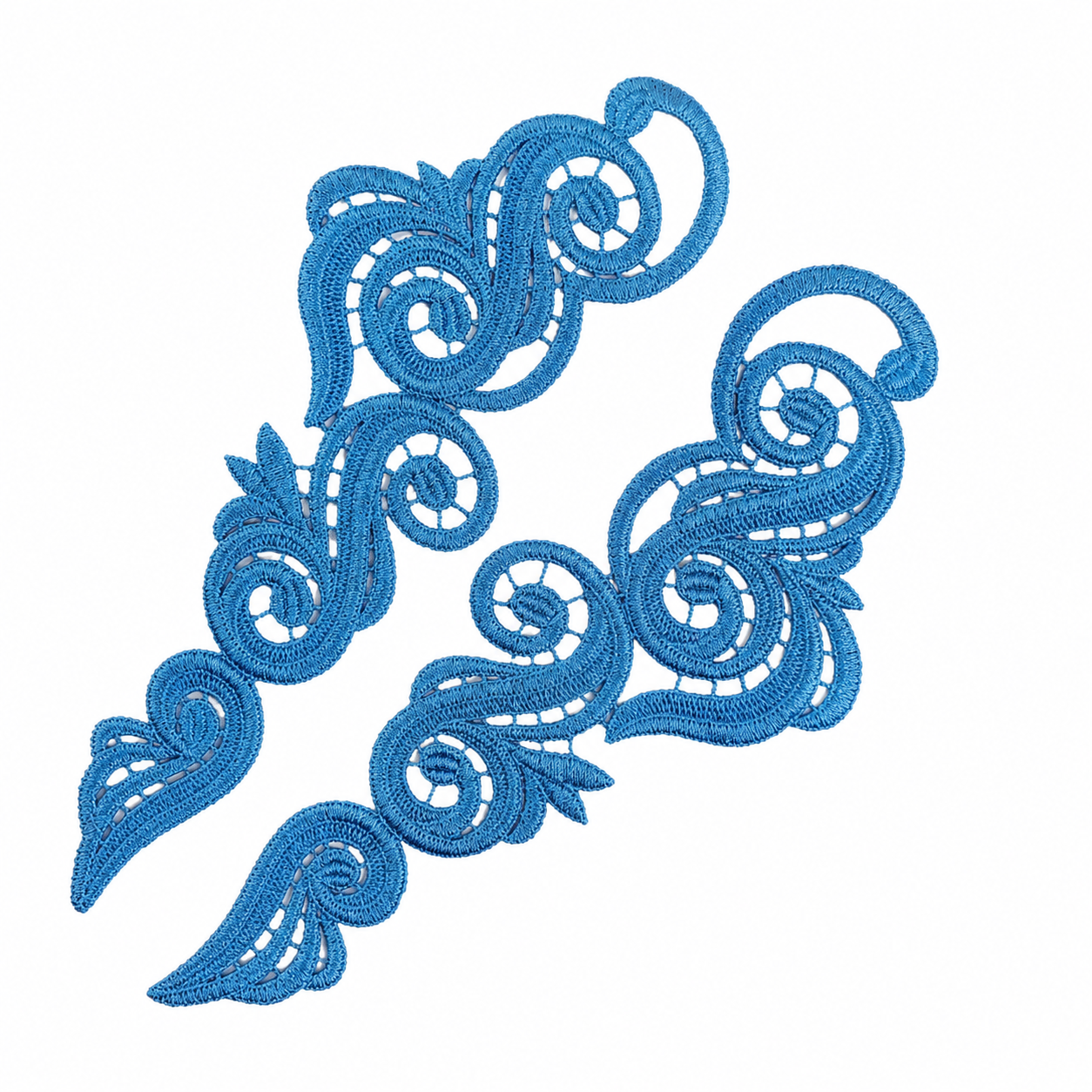 Swirl Lace Pair - Turquoise