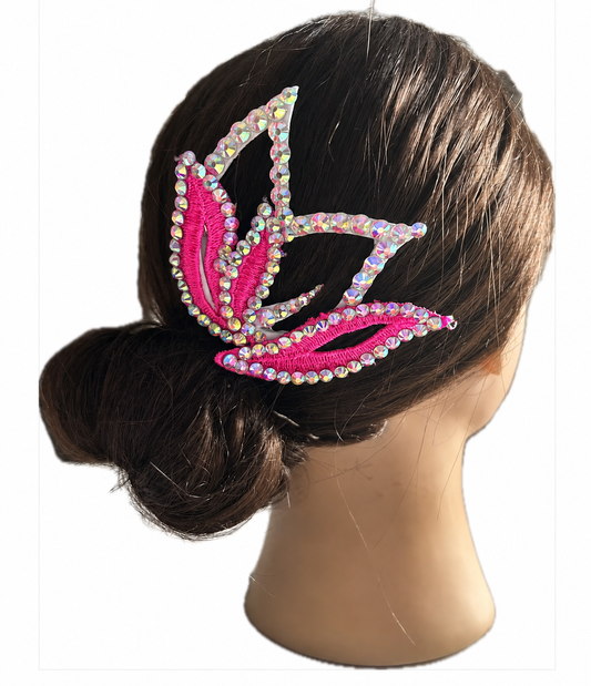 Point Hairpiece - Pink Fizz