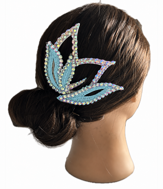 Point Hairpiece - Ice Blue