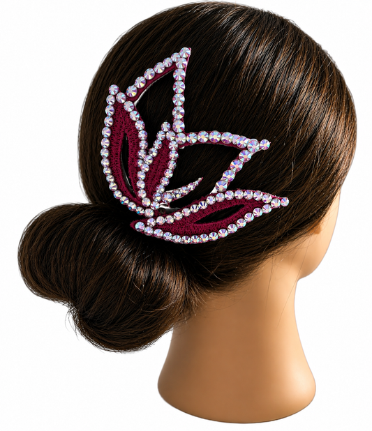 Point Hairpiece - Wine