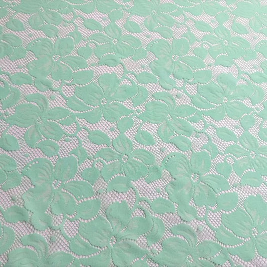 Florentina Stretch Lace - Spearmint