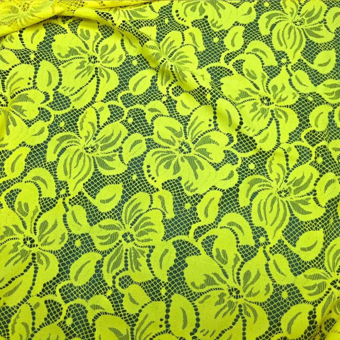 Florentina Stretch Lace - Tropic Lime