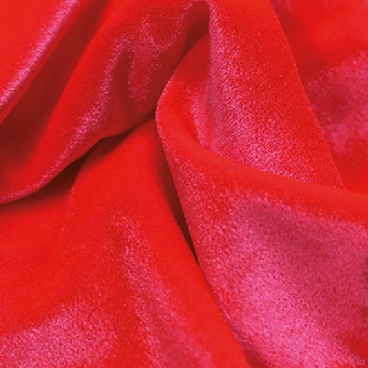 Smooth Velvet – Fluorescent Red