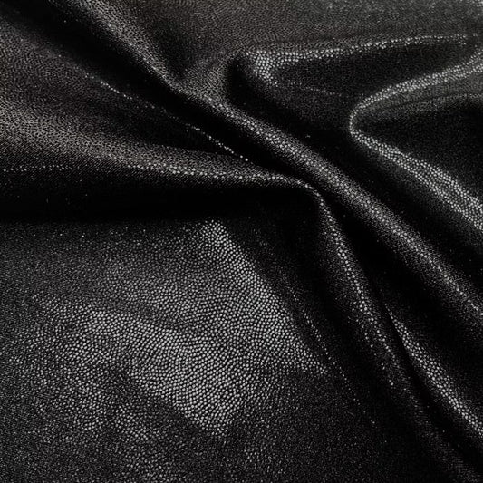 Metallic Shine Lycra – Black