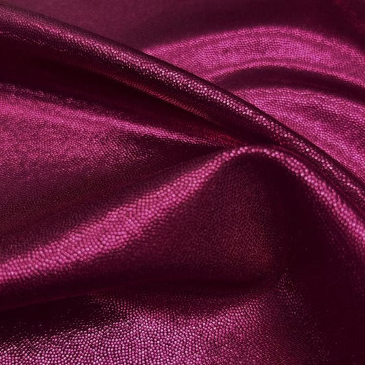 Metallic Shine Lycra – Wine