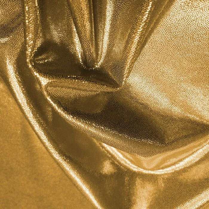 Metallic Shine Lycra – Gold