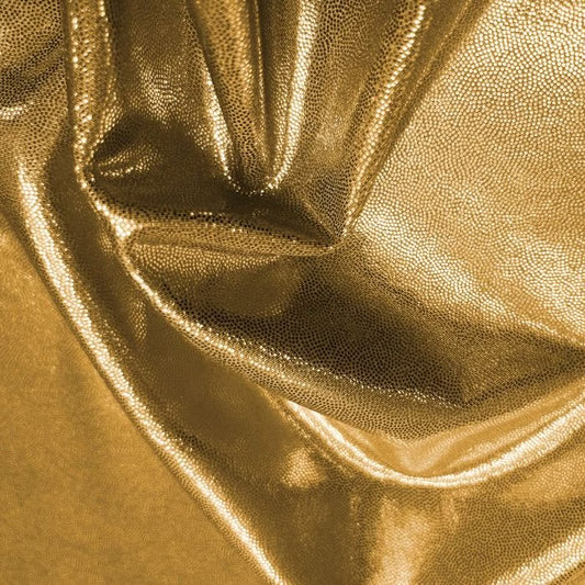 Metallic Shine Lycra – Gold