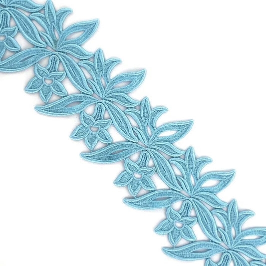 Georgina Ribbon Lace - Ice Blue