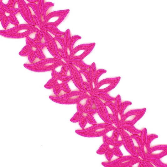 Georgina Ribbon Lace - Pink Fizz