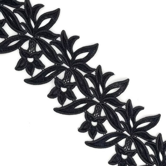 Georgina Ribbon Lace - Black