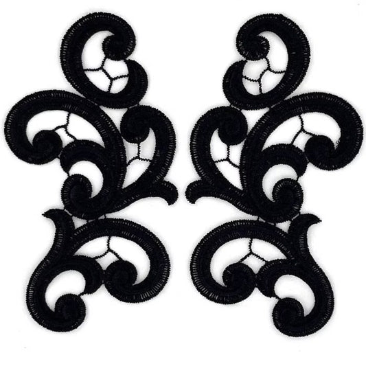 Emma Lace Pair - Black