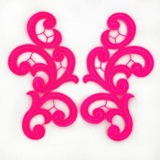 Emma Lace Pair - Pink Fizz