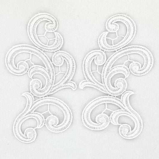 Emma Lace Pair - White