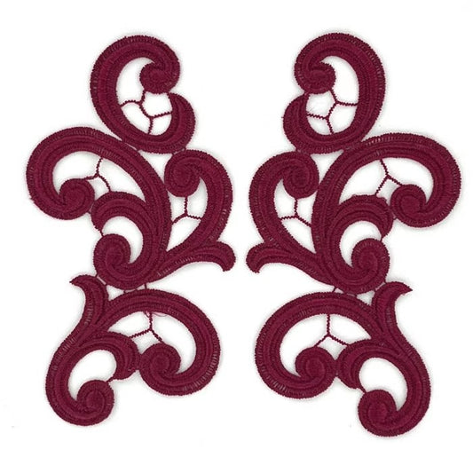 Emma Lace Pair - Wine