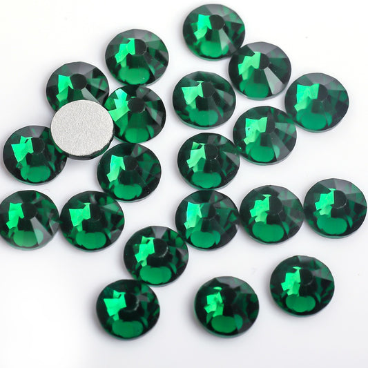 SS20 Dark Green Rhinestones
