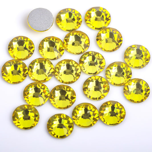 SS20 Lemon Yellow Rhinestones