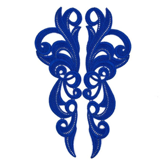 Hero Motif Pair - Cobalt