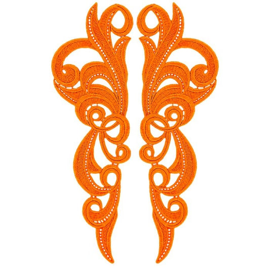 Hero Motif Pair - Orange