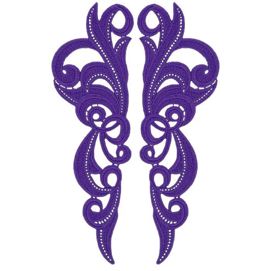 Hero Motif Pair - Purple Rain