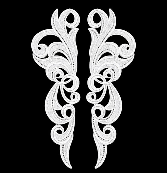 Hero Motif Pair - White
