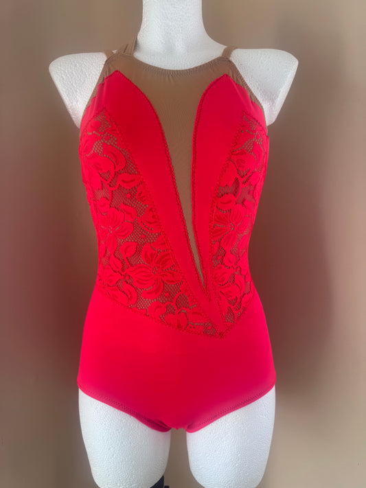 Twirl Costume – Fluo Red Adult Small